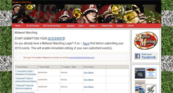 Desktop Screenshot of midwestmarching.com